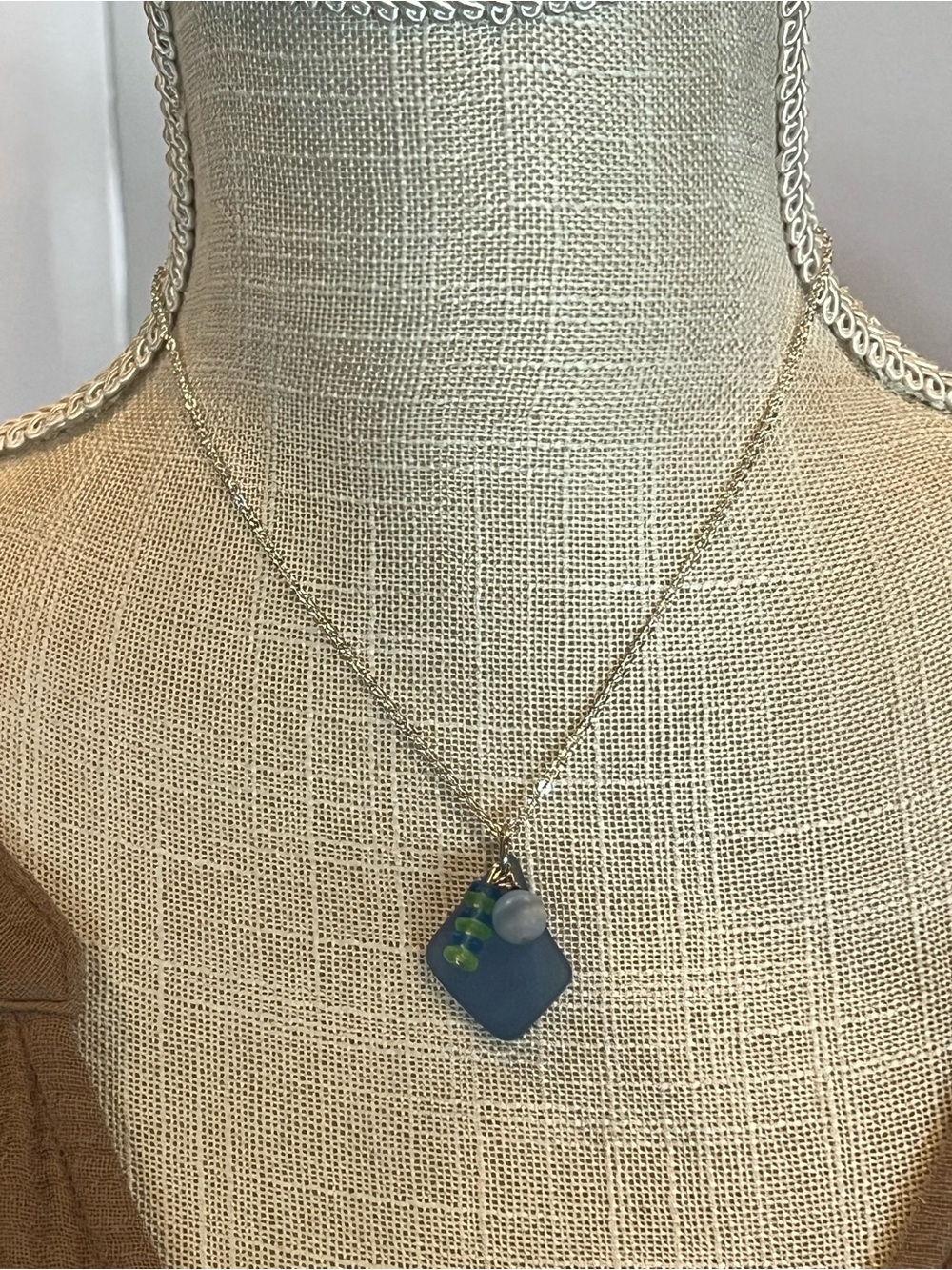 Sea Glass Charm Necklace